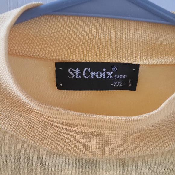 St. Croix Other - St. Croix Men's Crewneck Sweater in Soft Yellow